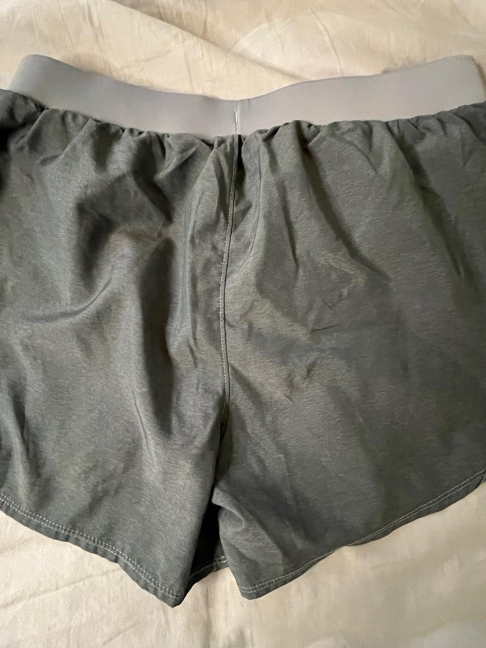 Under Armour Women's Grey Performance Running Shorts - Picture 4 of 4